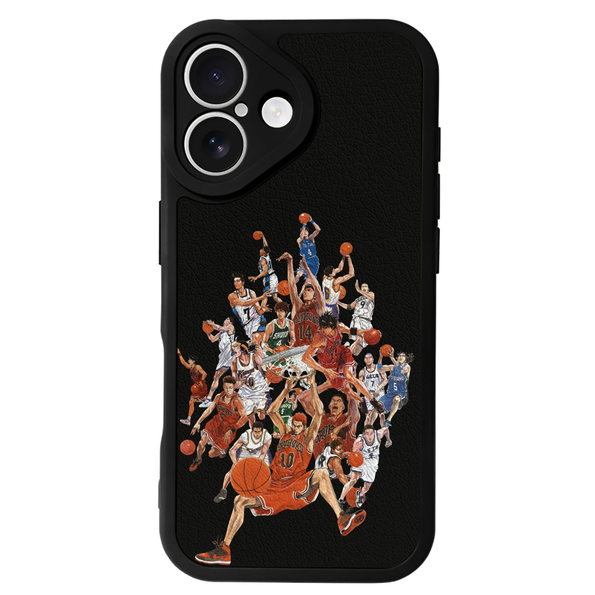 （画像用） SLAM DUNK／スラムダンク 【iPhone 16シリーズ対応】シリコンスマホケース（レザー調） 材質：シリコン